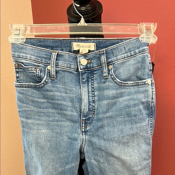 Madewell 10 inch High Rise Raw Hem Jeans - Picture 3 of 10